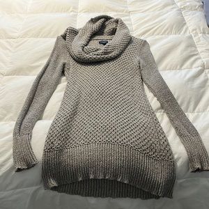 American eagle cowl neck sweater dress